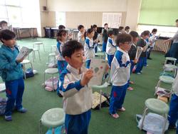 1年生音楽の授業