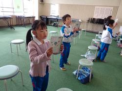 1年生音楽の授業