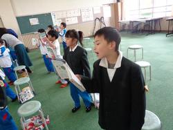 1年生音楽の授業