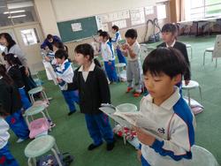 1年生音楽の授業