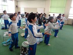 1年生音楽の授業