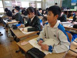 6年生外国語の授業