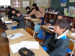 6年生外国語の授業