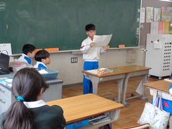 4年生国語の授業