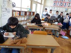 第6回クラブ活動（3年生見学）の様子