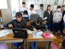 第6回クラブ活動（3年生見学）の様子