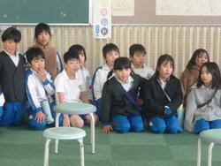 第6回クラブ活動（3年生見学）の様子