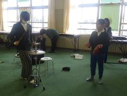 第6回クラブ活動（3年生見学）の様子