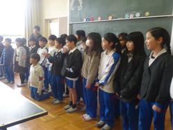 第6回クラブ活動（3年生見学）の様子