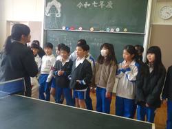 第6回クラブ活動（3年生見学）の様子