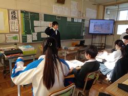 6年生外国語の授業（研究授業）