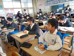 6年生外国語の授業（研究授業）