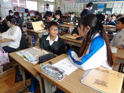 6年生外国語の授業（研究授業）