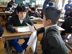 6年生外国語の授業（研究授業）