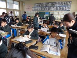 6年生外国語の授業（研究授業）