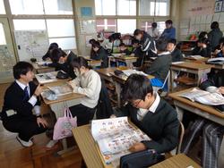 6年生外国語の授業（研究授業）