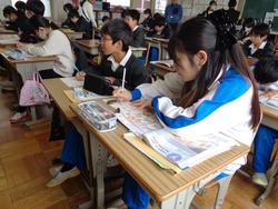 6年生外国語の授業（研究授業）