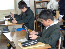 6年生外国語の授業（研究授業）