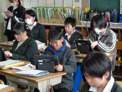 6年生外国語の授業（研究授業）