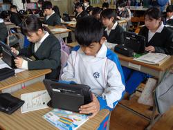 6年生外国語の授業（研究授業）