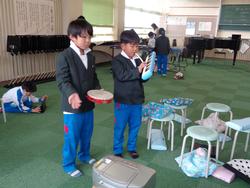 2年生音楽の授業（研究授業）