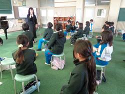 2年生音楽の授業（研究授業）