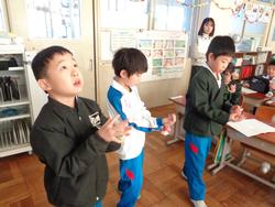 1年生生活科の授業（研究授業）