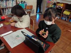 1年生生活科の授業（研究授業）