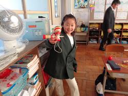 1年生生活科の授業（研究授業）