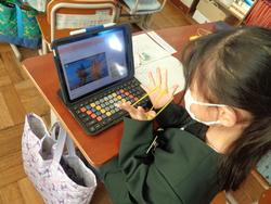 1年生生活科の授業（研究授業）