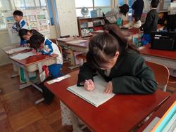 1年生生活科の授業（研究授業）