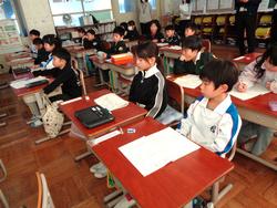 1年生生活科の授業（研究授業）