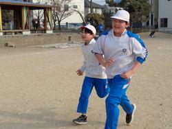 6年生体育の授業