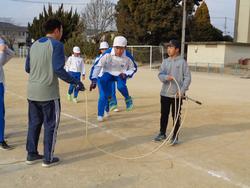 6年生体育の授業