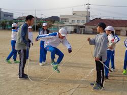 6年生体育の授業