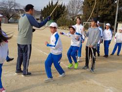 6年生体育の授業