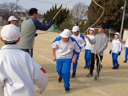 6年生体育の授業