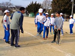 6年生体育の授業