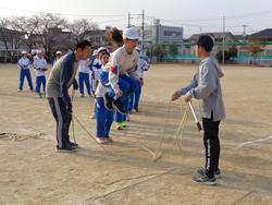 6年生体育の授業