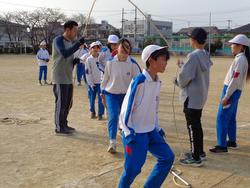 6年生体育の授業