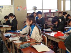 5年生外国語の授業