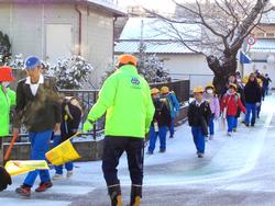 雪がいっぱい 大喜びの三樹っ子
