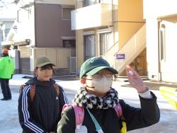 雪がいっぱい 大喜びの三樹っ子