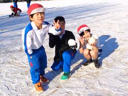 雪がいっぱい 大喜びの三樹っ子