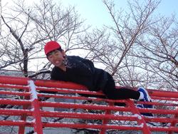 雪がいっぱい 大喜びの三樹っ子