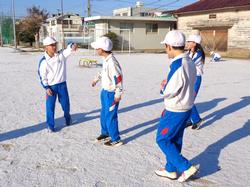 雪がいっぱい 大喜びの三樹っ子