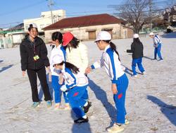 雪がいっぱい 大喜びの三樹っ子