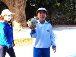 雪がいっぱい 大喜びの三樹っ子