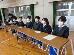 児童会役員選挙の様子