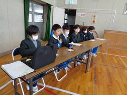 児童会役員選挙の様子